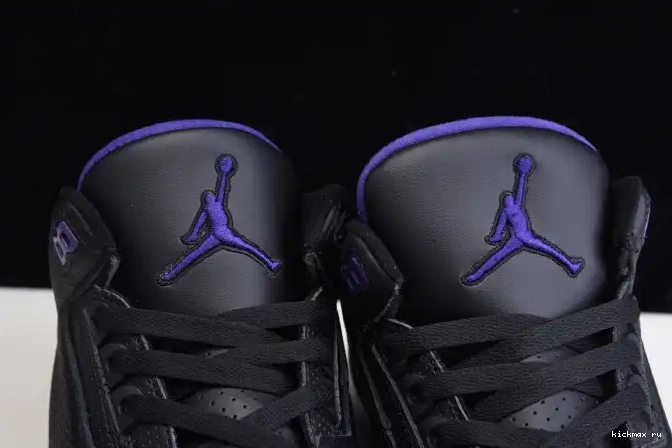 Cheap Kickmax Jordan Retro Black Court Air 3 CT8532-050 Purple 0620
